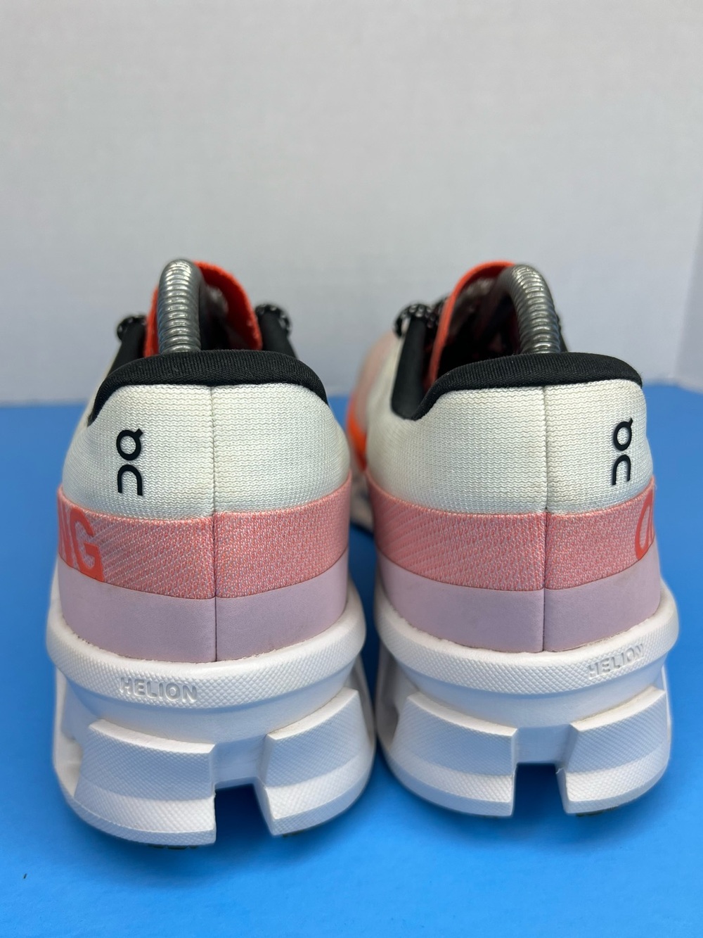 On Cloudmonster 2 Womens Size 9M Running Undyed White/Flame 3WE10111527 XLNT - Picture 6 of 16